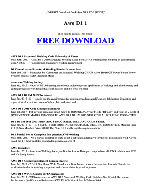 Aws d1 1 2015 free download pdf